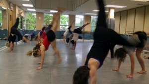 MM2 Dance Company takes a modern dance workshop with Megan Mazarick
