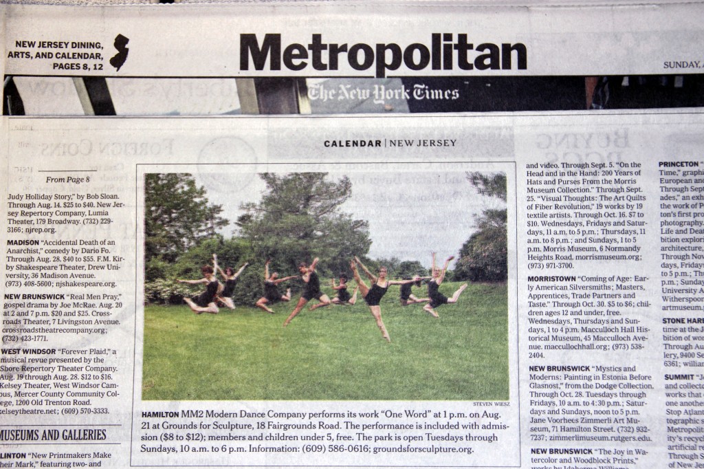 MM2 featured in Sunday New York Times