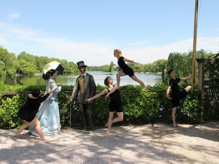 MM2 Modern Dance Company performs for opening of Seward Johnson: The Retrospective